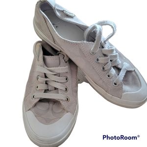 RARE Suede Leather COACH Shoes SNEAKERS  Sz 5.5